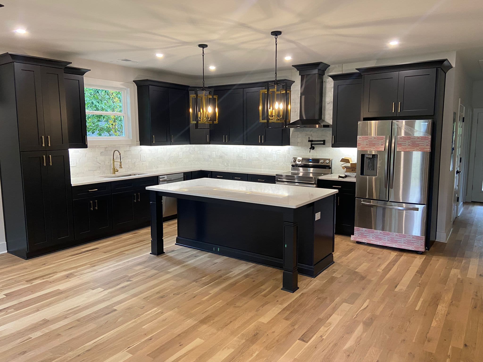 Modern Black Kitchen Remodel