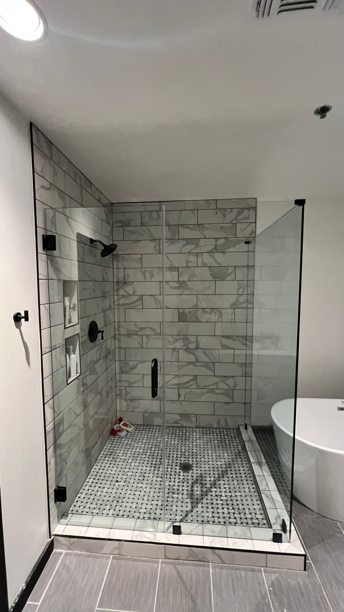 Finished bathroom remodel