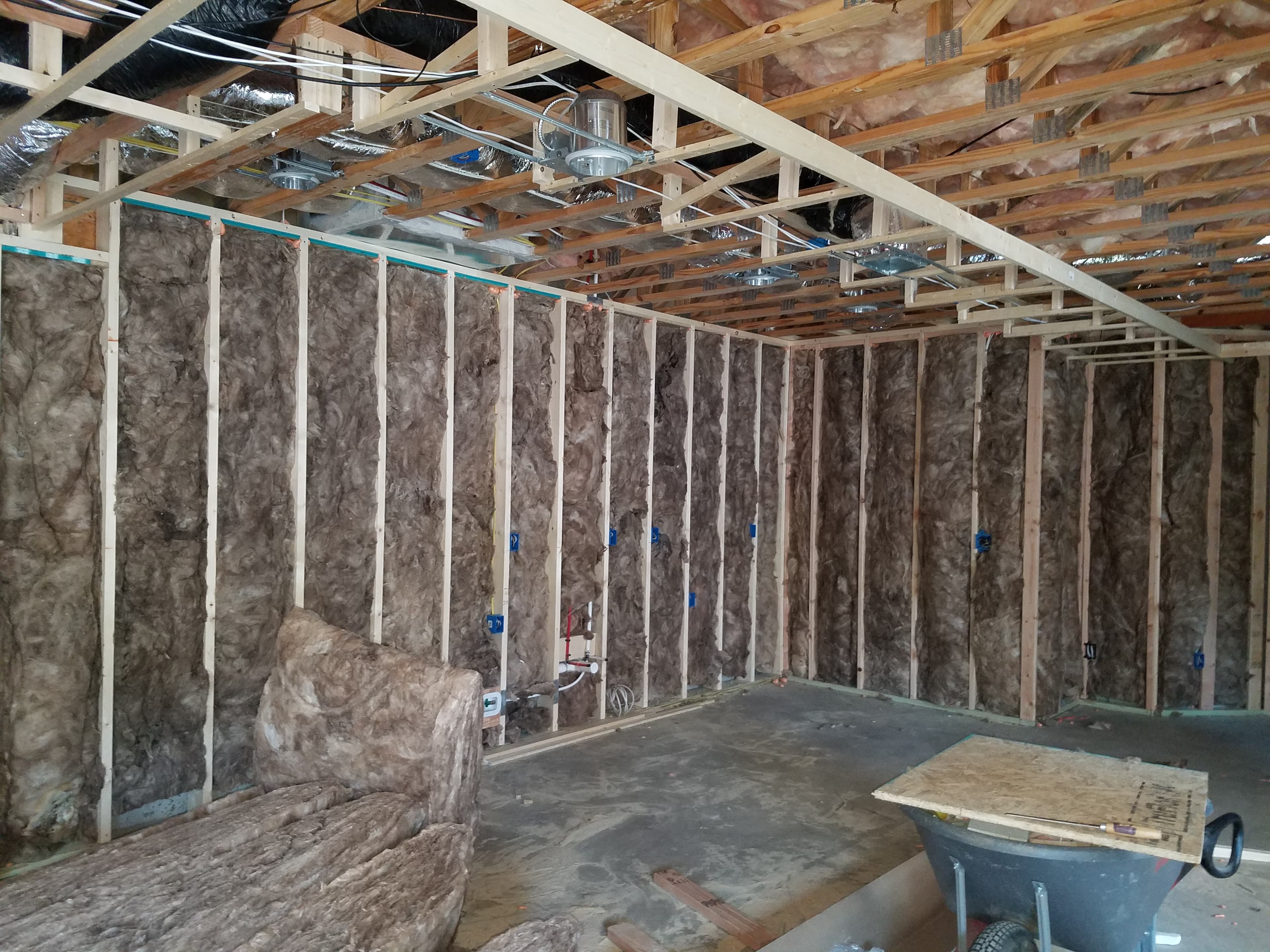 Basement before remodel